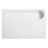 Cooke & Lewis Eclipse Ultra Low Profile Rectangular Shower Tray RH (L)1200mm (W)800mm (D)27mm