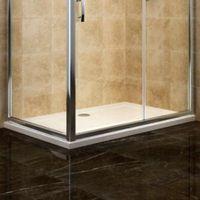 Cooke & Lewis Low Profile Rectangular Shower Tray (L)1200mm (W)800mm (D)45mm