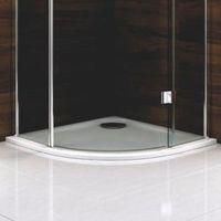 Cooke & Lewis Ultra Low Profile Quadrant Shower Tray (L)800mm (W)800mm (D)27mm