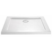 Cooke & Lewis Low Profile Square Shower Tray (L)900mm (W)900mm (D)45mm