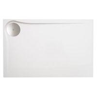 Cooke & Lewis Eclipse Ultra Low Profile Rectangular Shower Tray LH (L)1200mm (W)800mm (D)27mm