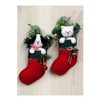 Countryside Crafts Easy Sewing Pattern Puppy & Kitten Ornaments