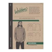 Colette Mens Sewing Pattern 1014 Negroni Shirt