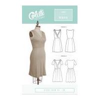 Colette Ladies Easy Sewing Pattern 1033 Wren Dress