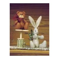 Countryside Crafts Easy Sewing Pattern Time Worn Bear & Bunny