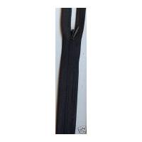 concealed invisible closed end zip 20cm black