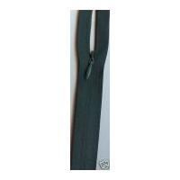 Concealed Invisible Closed End Zip 20cm Bottle Green