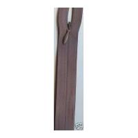 Concealed Invisible Closed End Zip 22.5cm Taupe