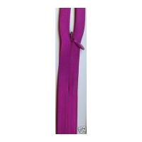 Concealed Invisible Closed End Zip 22.5cm Magenta