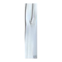 Concealed Invisible Closed End Zip 22.5cm White