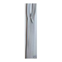 Concealed Invisible Closed End Zip 22.5cm Light Grey