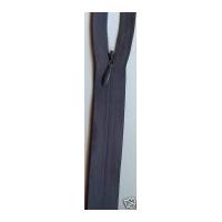 Concealed Invisible Closed End Zip 22.5cm Dark Grey