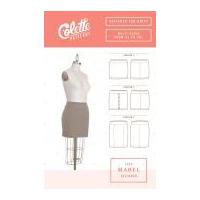 colette ladies easy sewing pattern 1029 mabel skirt