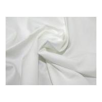 Cotton Drill Dress Fabric White