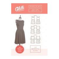 colette ladies easy sewing pattern 1028 moneta dress