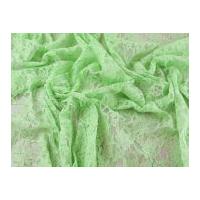 Corded Double Flounce Lace Dress Fabric Mint Green