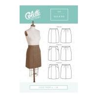 Colette Ladies Sewing Pattern 1035 Selene Skirt