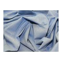 Cotton Chambray Dress Fabric Pale Blue