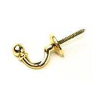 Contemporary Curtain Tie Back Hooks Gold