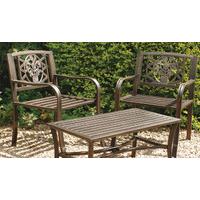 Coalbrookdale Pk of 2 Garden Arm Chairs