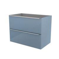 Cooke & Lewis Imandra Gloss Blue Vanity Basin Unit (W)800mm