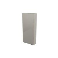 cooke lewis imandra gloss taupe wall cabinet w400mm