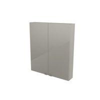 cooke lewis imandra gloss taupe wall cabinet w800mm