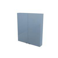 Cooke & Lewis Imandra Gloss Blue Wall Cabinet (W)800mm