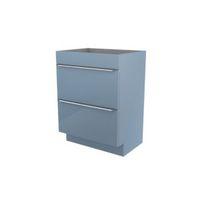 cooke lewis imandra gloss blue vanity basin unit w600mm