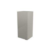 cooke lewis imandra gloss taupe deep wall cabinet w400mm