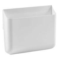 Compactor Home Hang-It White Plastic Curved Box