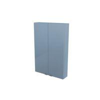 Cooke & Lewis Imandra Gloss Blue Wall Cabinet (W)600mm