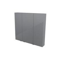 Cooke & Lewis Imandra Gloss Grey Wall Cabinet (W)1000mm