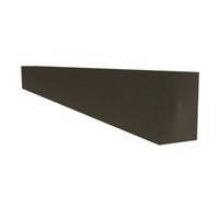 Cooke & Lewis Anthracite Gloss Straight Plinth (L)2120mm