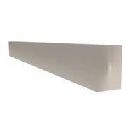 Cooke & Lewis Cashmere Gloss Straight Plinth (L)2120mm