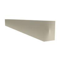 Cooke & Lewis Mussel Textured Straight Plinth (L)2120mm