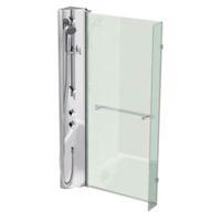 Cooke & Lewis Adelphi RH Shower Column & L-Shaped Bath Screen (W)815mm