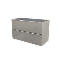 Cooke & Lewis Imandra Gloss Taupe Vanity Basin Unit (W)1000mm