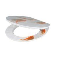 cooke lewis nosara multicolour goldfish standard close toilet seat