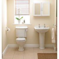 Cooke & Lewis Romsey Toilet Basin & Tap Pack