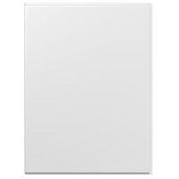 cooke lewis gloss white white straight front panel w800mm