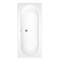 cooke lewis sovana reversible acrylic straight bath l1700mm w750mm