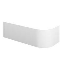 cooke lewis gloss white white j shaped front panel w750mm