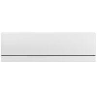 Cooke & Lewis Gloss White White Straight Front Panel (W)1800mm