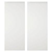 cooke lewis appleby high gloss white corner wall door w625mm set of 2