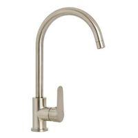 cooke lewis raneh brushed nickel effect side lever tap