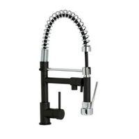 Cooke & Lewis Bilbrough Matt Side Lever Spring Neck & Spout Tap