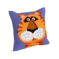 Collection dArt Cross Stitch Cushion Kit Terence the Tiger