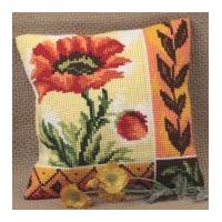 Collection dArt Cross Stitch Cushion Kit New Poppy