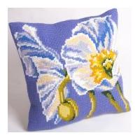 Collection dArt Cross Stitch Cushion Kit Snow Poppy